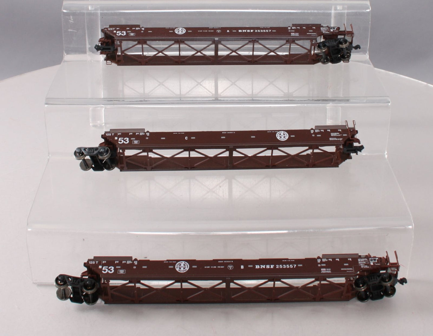 Kato 30-9013 HO BNSF Gunderson MAXI IV Wellcar #253557