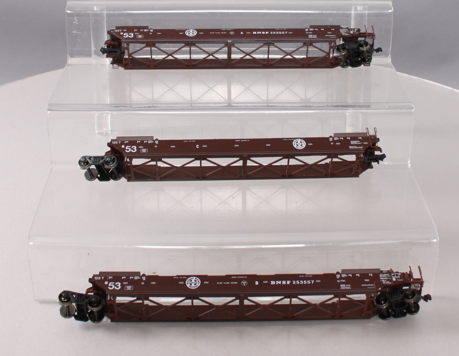 Kato 30-9013 HO BNSF Gunderson MAXI IV Wellcar #253557