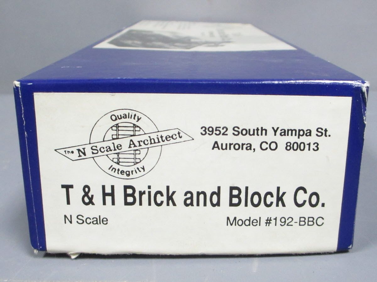 N Scale Architect 192-BBC N T&H Brick and Block Co. Kit