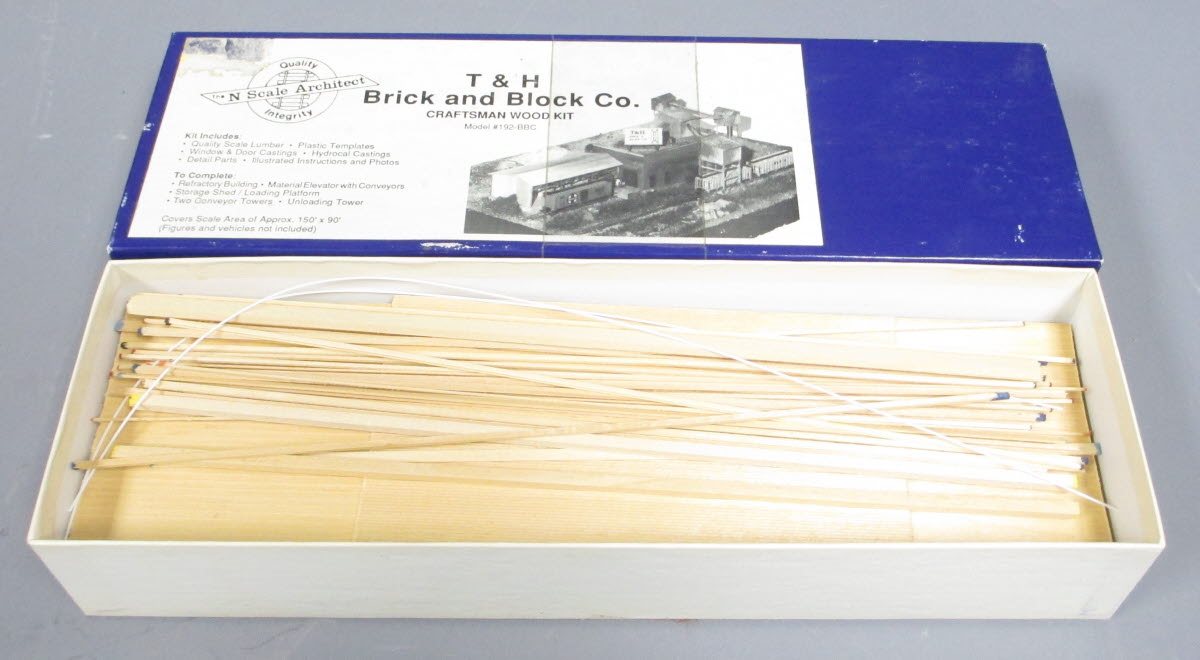 N Scale Architect 192-BBC N T&H Brick and Block Co. Kit