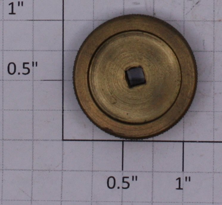 Lionel 219-22B Brass Crane Handwheel w/Square Hole