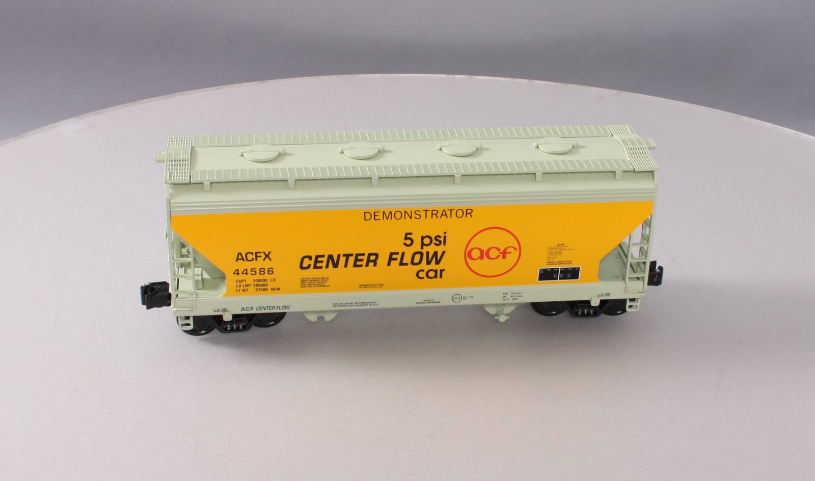 Lionel K-Line 6-22156 ACF Demonstrator 2-Bay Hopper #44586