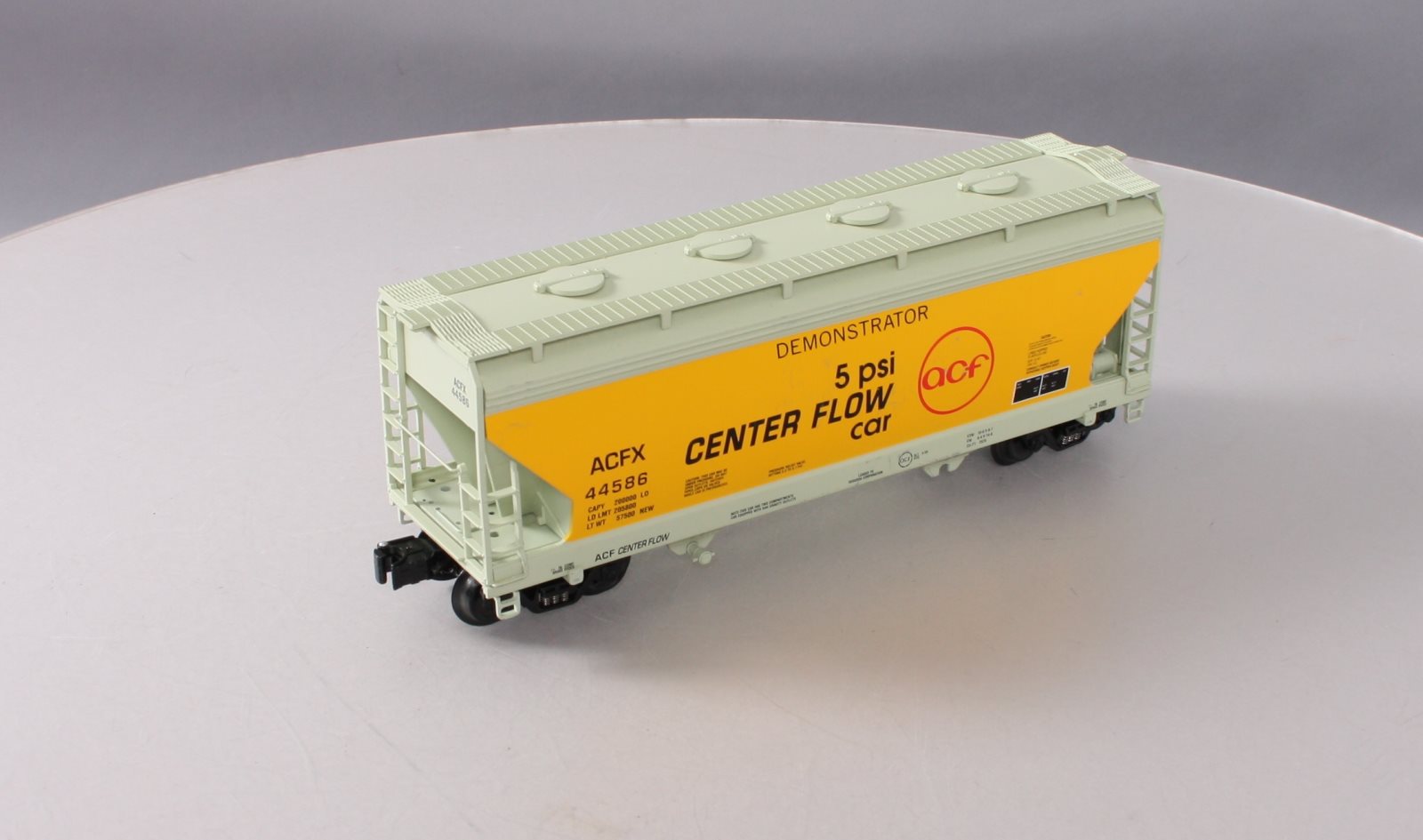 Lionel K-Line 6-22156 ACF Demonstrator 2-Bay Hopper #44586