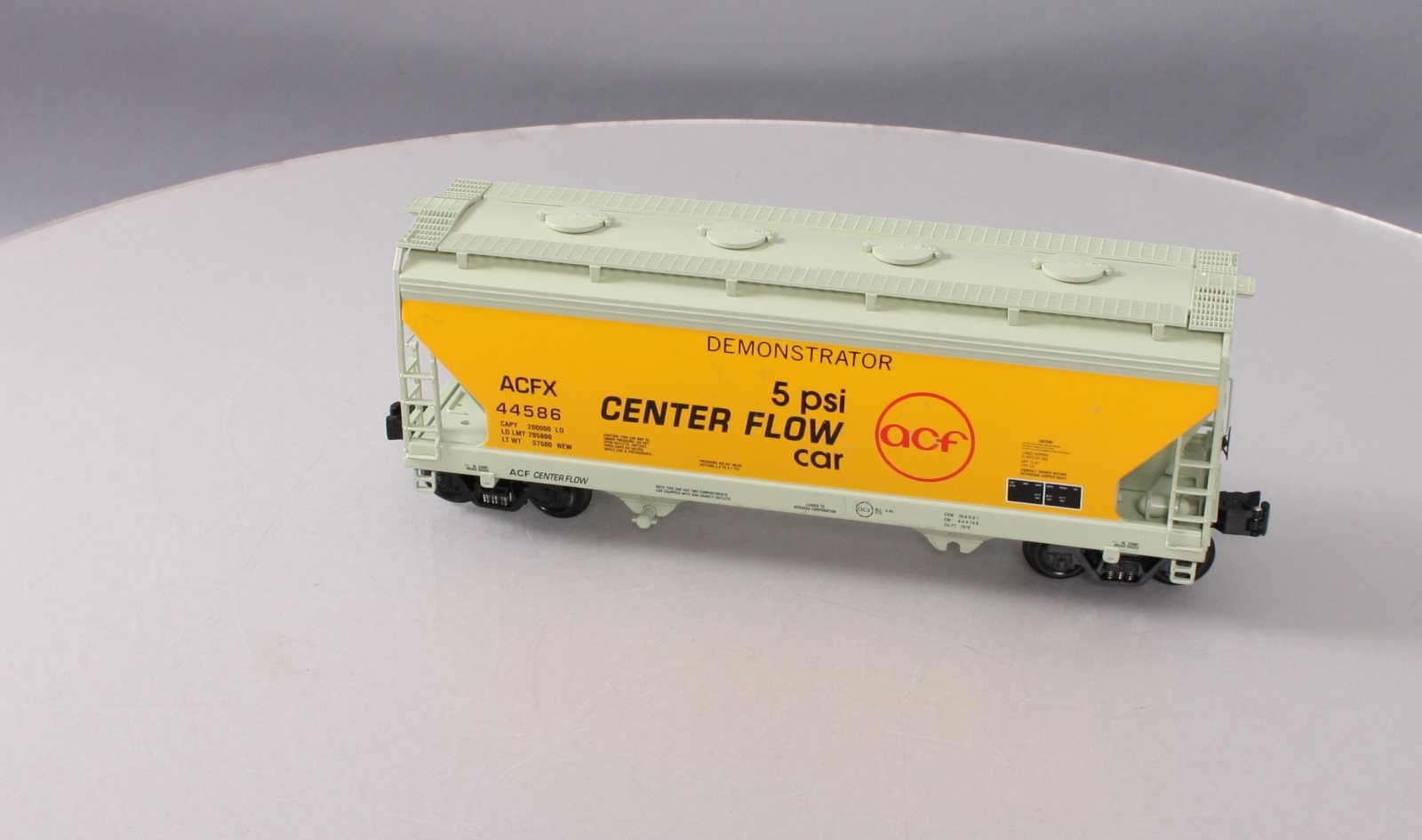 Lionel K-Line 6-22156 ACF Demonstrator 2-Bay Hopper #44586