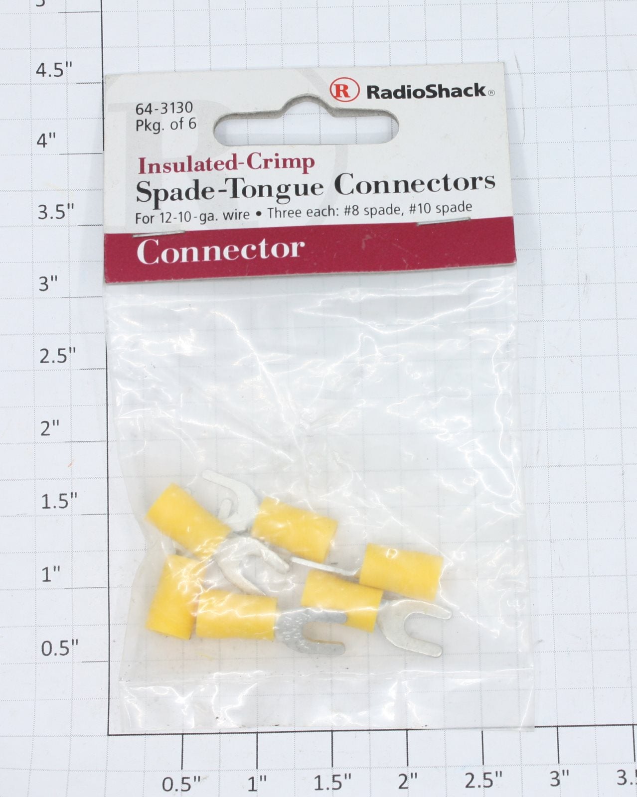 Radio Shack 64-3130 Insulated Crimp Spade - Tounge Connectors