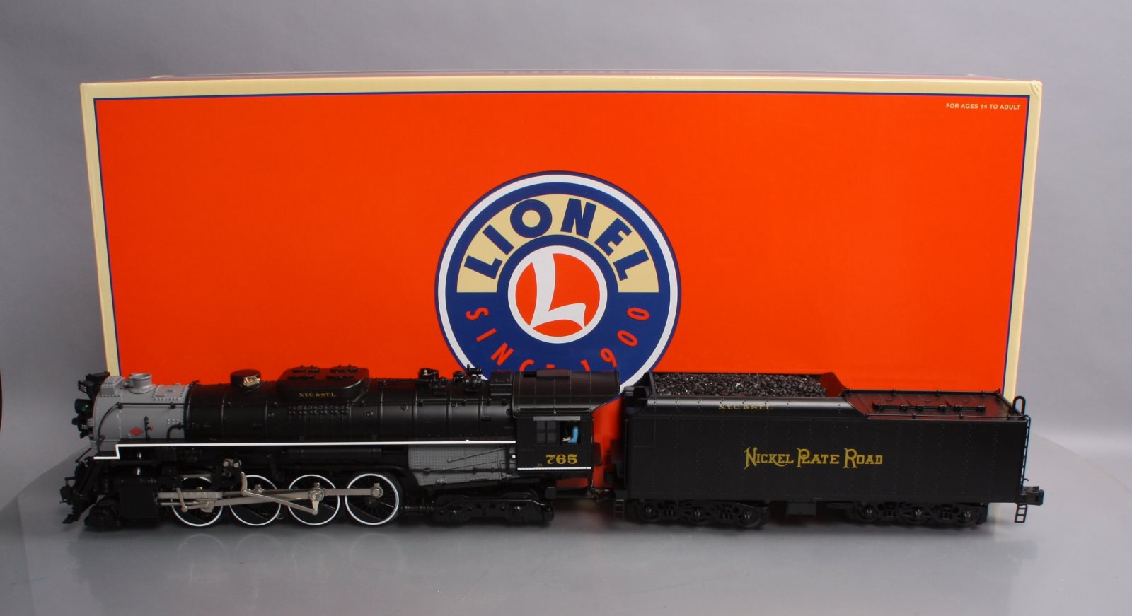 Lionel 6-84687 O Gauge Nickel Plate Road 2-8-4 Steam Locomotive & Tender #765