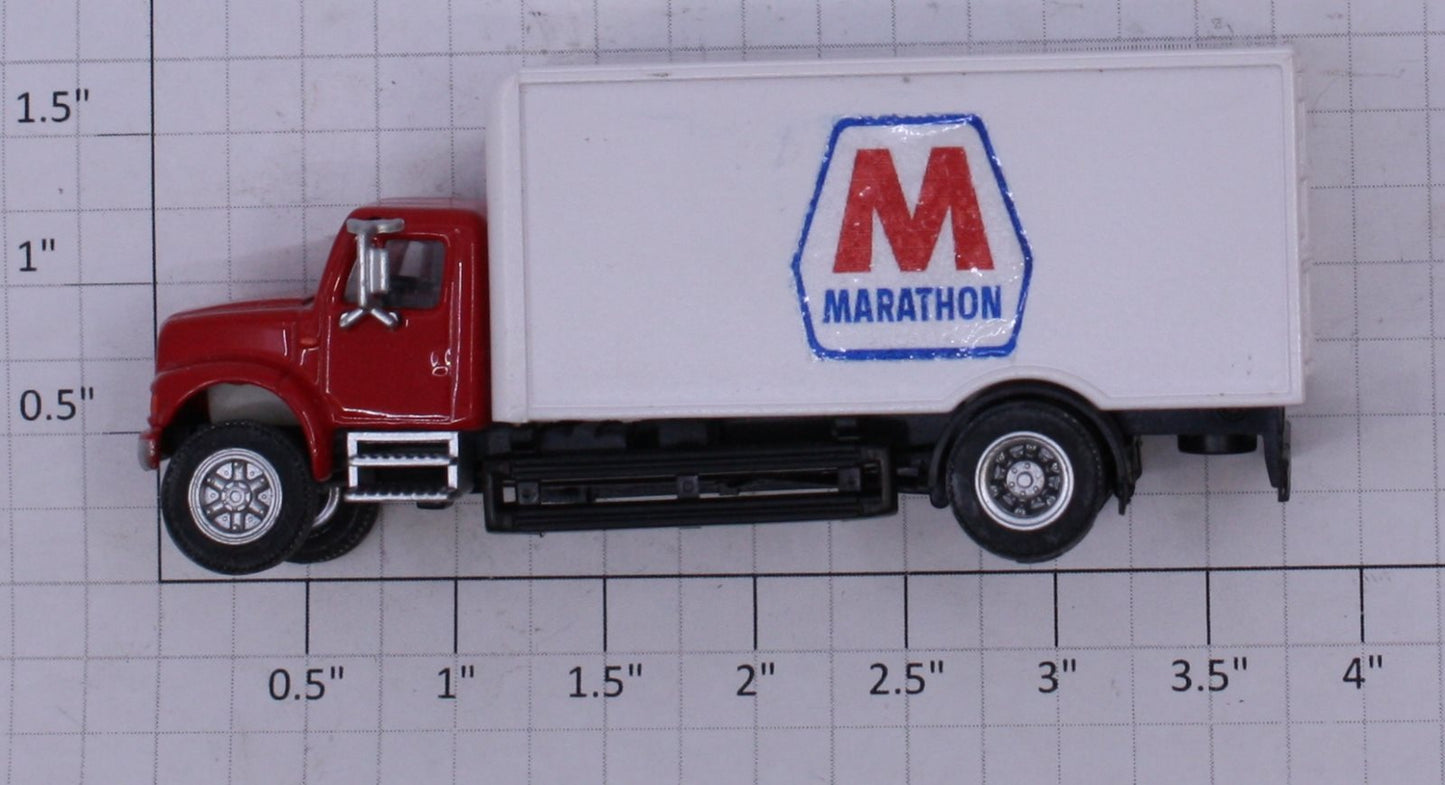 Boley 100-3 White & Red Marathon Truck