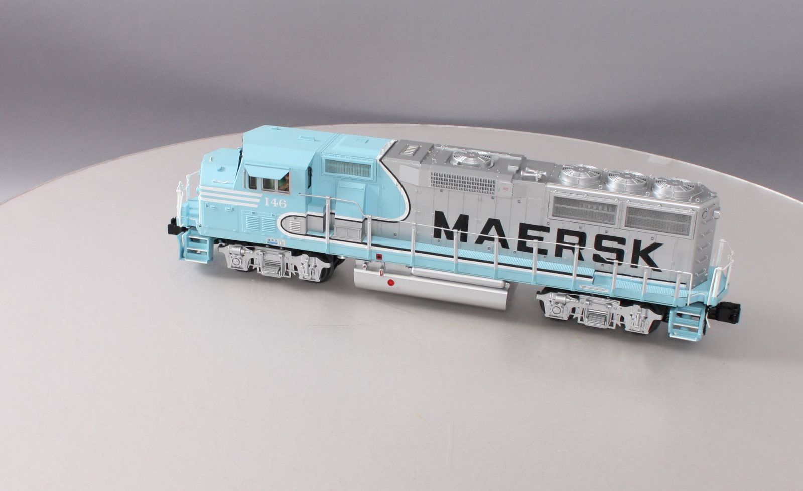 MTH 20-2889-1E Maersk Corp. GP-60M Diesel Engine #146 with MTH 20-2889-1E Maersk Corp. GP-60M Diesel Engine #146 with