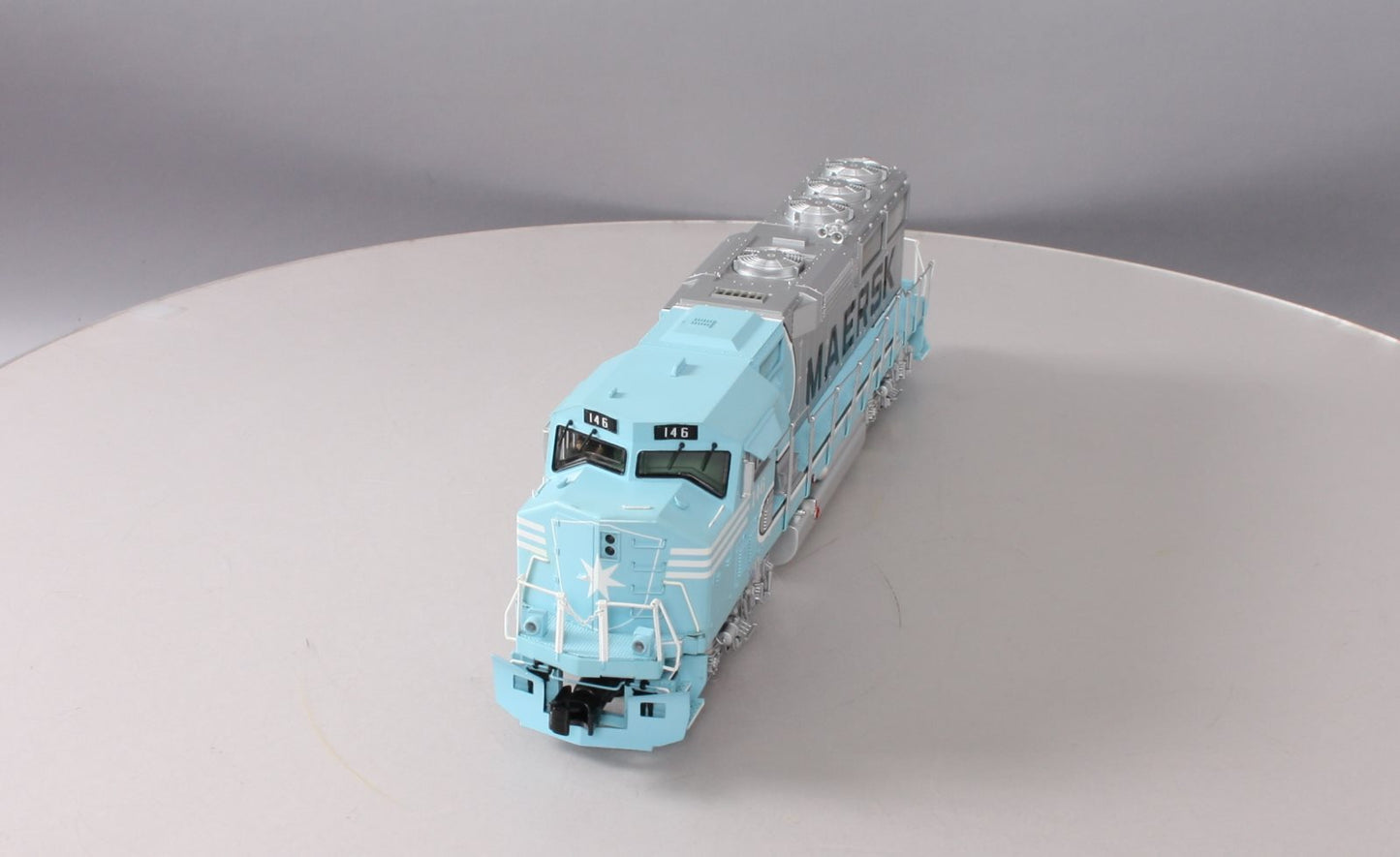 MTH 20-2889-1E Maersk Corp. GP-60M Diesel Engine #146 with Proto-Sound 2.0 LN/Box