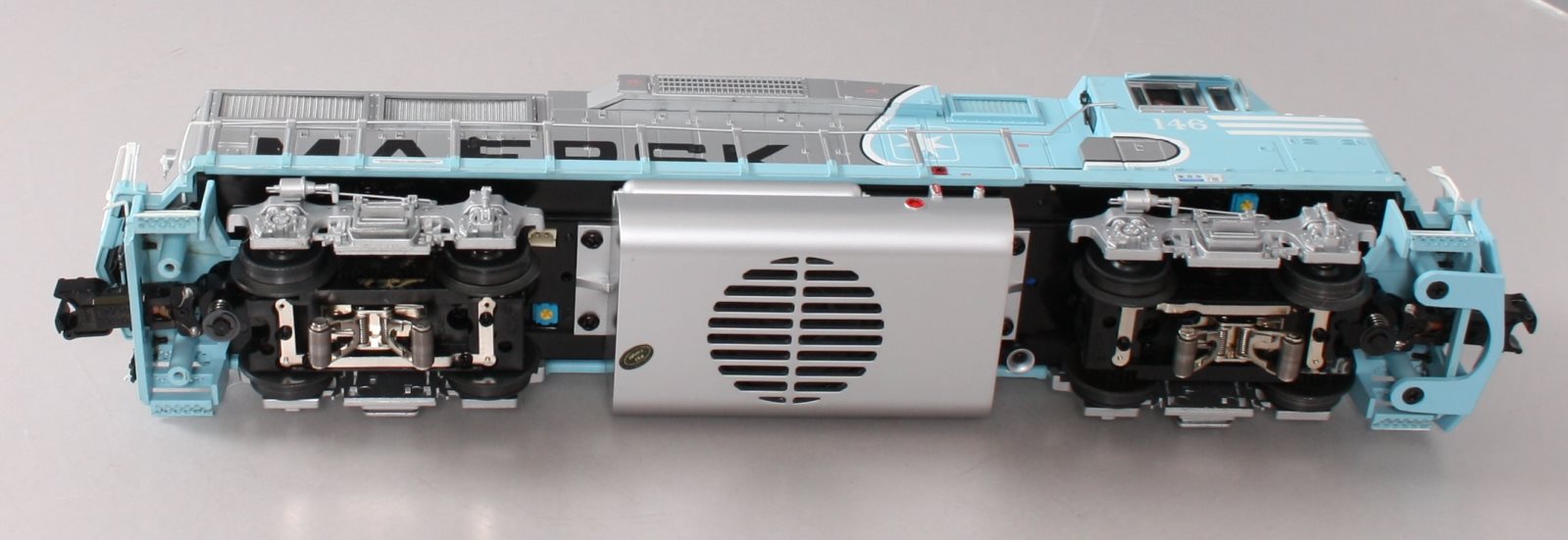 MTH 20-2889-1E Maersk Corp. GP-60M Diesel Engine #146 with Proto-Sound 2.0 LN/Box