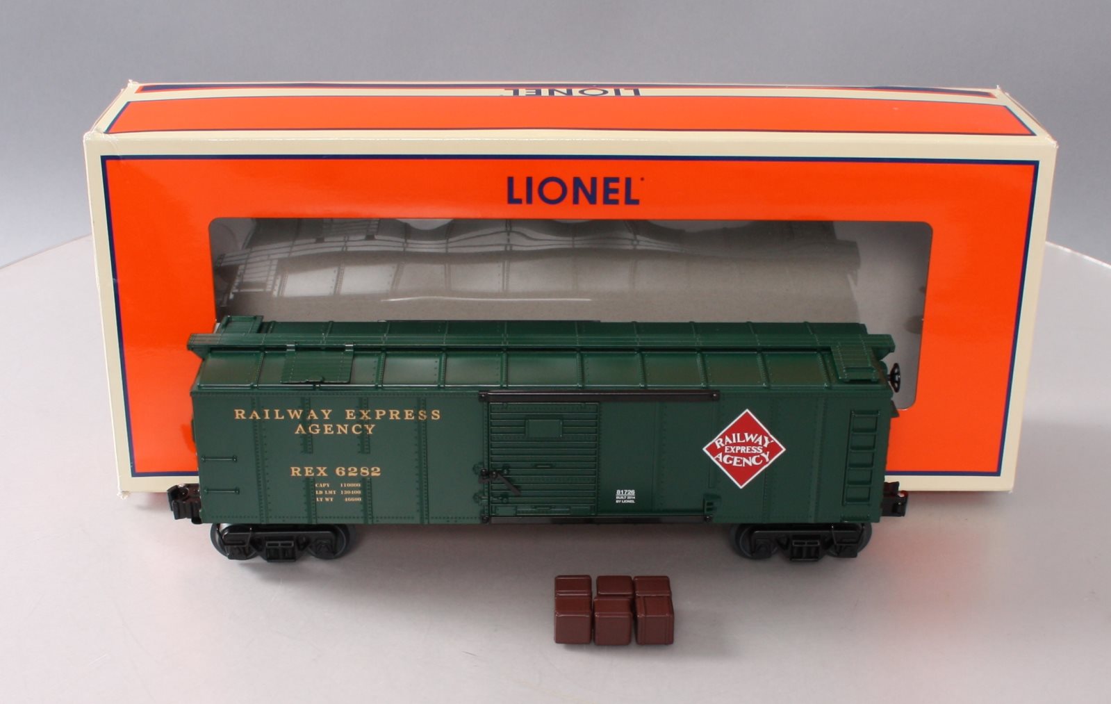 Lionel 6-81726 O Gauge REA Operating Merchandise Car #6282