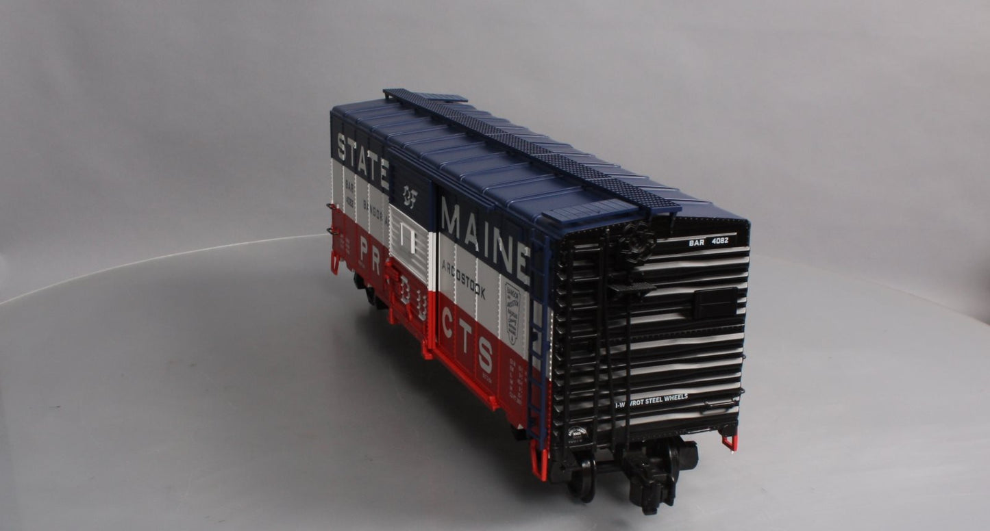 Aristo-Craft 46076 G Gauge B&A State of Maine Steel Boxcar