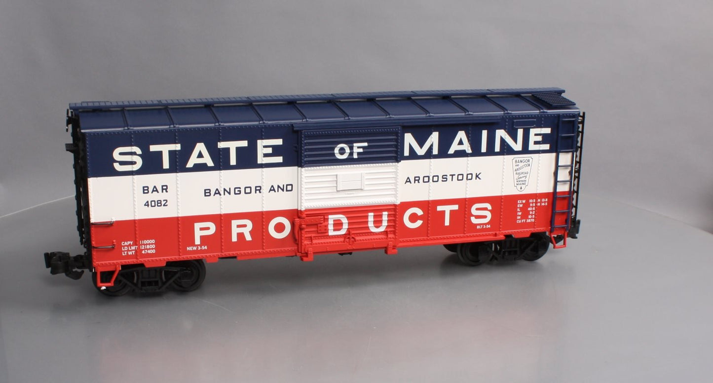 Aristo-Craft 46076 G Gauge B&A State of Maine Steel Boxcar