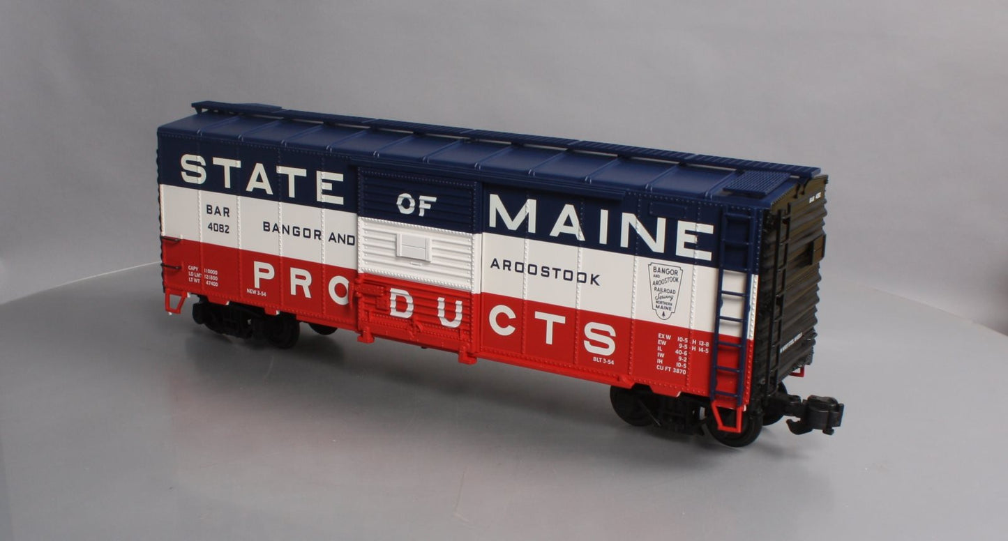 Aristo-Craft 46076 G Gauge B&A State of Maine Steel Boxcar