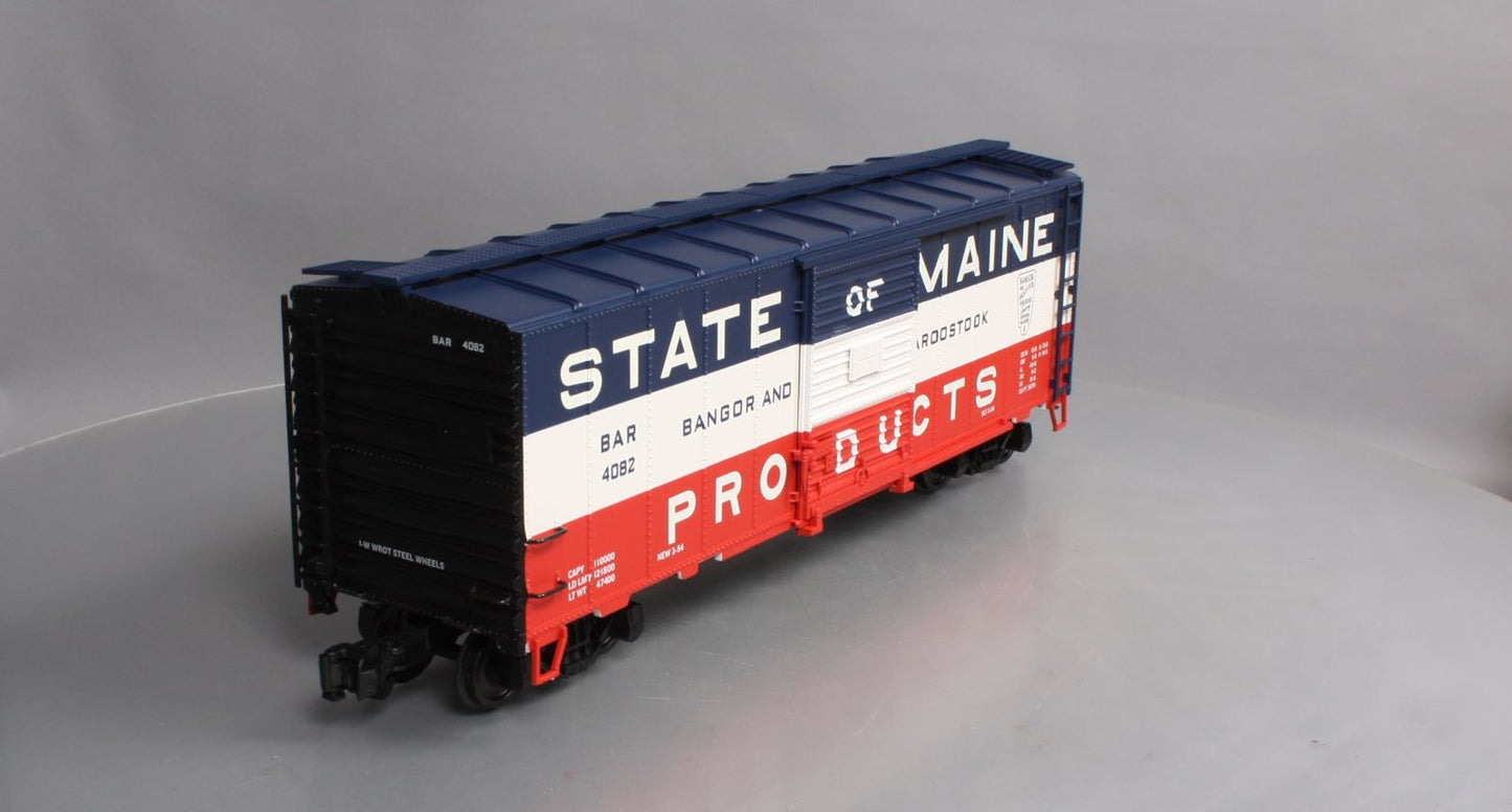 Aristo-Craft 46076 G Gauge B&A State of Maine Steel Boxcar