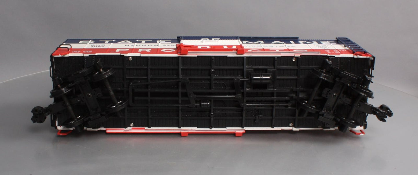 Aristo-Craft 46076 G Gauge B&A State of Maine Steel Boxcar