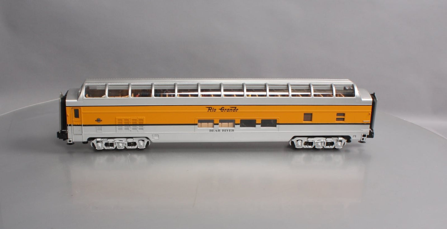 MTH 20-67210 O Gauge Denver & Rio Grande Western 70' "Bear River" Vista Dome Car
