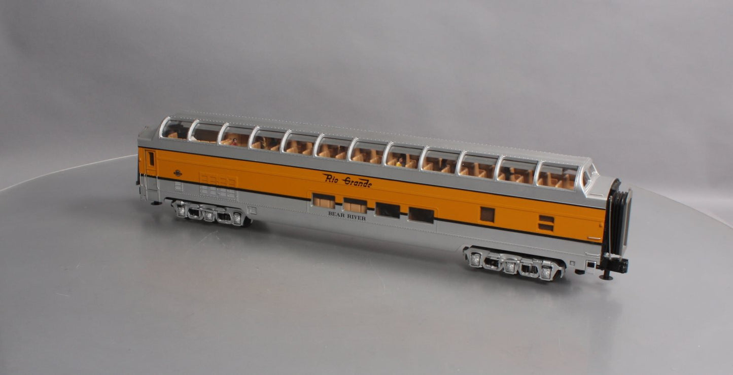 MTH 20-67210 O Gauge Denver & Rio Grande Western 70' "Bear River" Vista Dome Car
