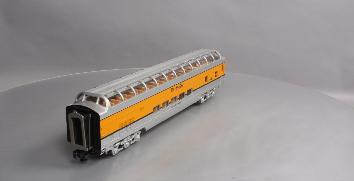 MTH 20-67210 O Gauge Denver & Rio Grande Western 70' "Bear River" Vista Dome Car