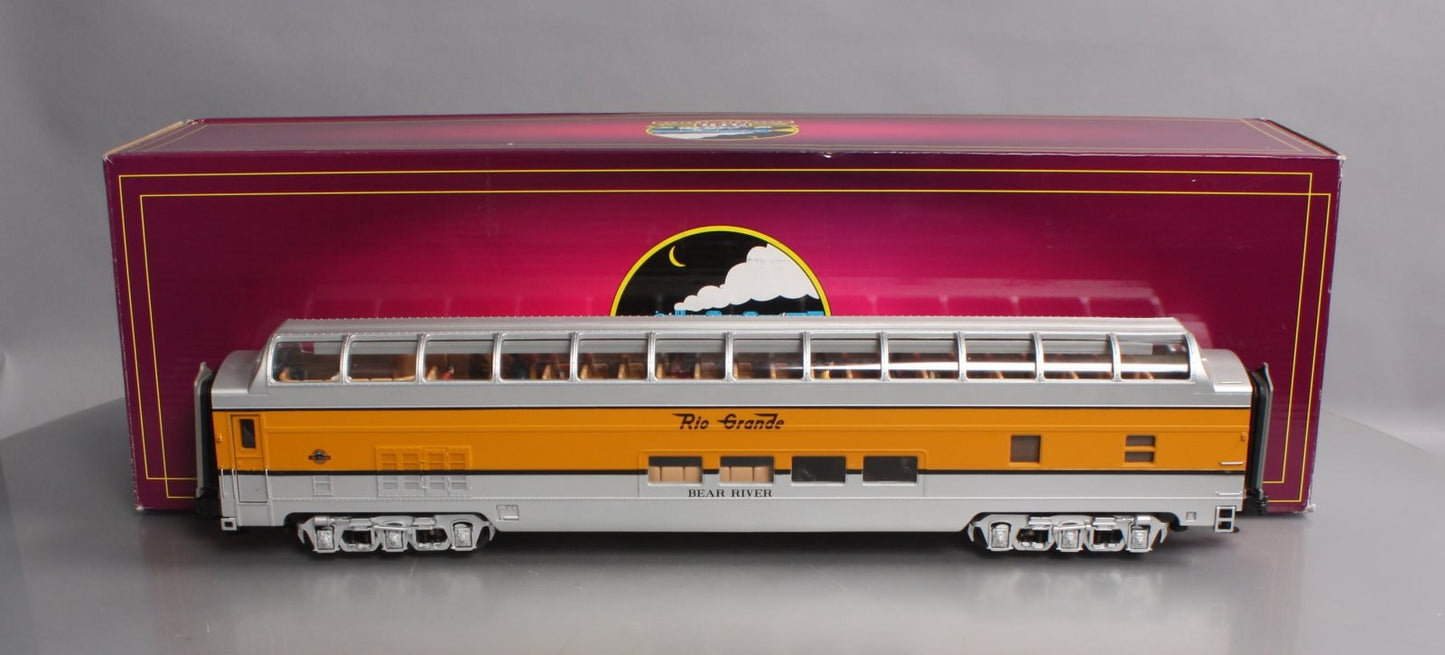 MTH 20-67210 O Gauge Denver & Rio Grande Western 70' "Bear River" Vista Dome Car