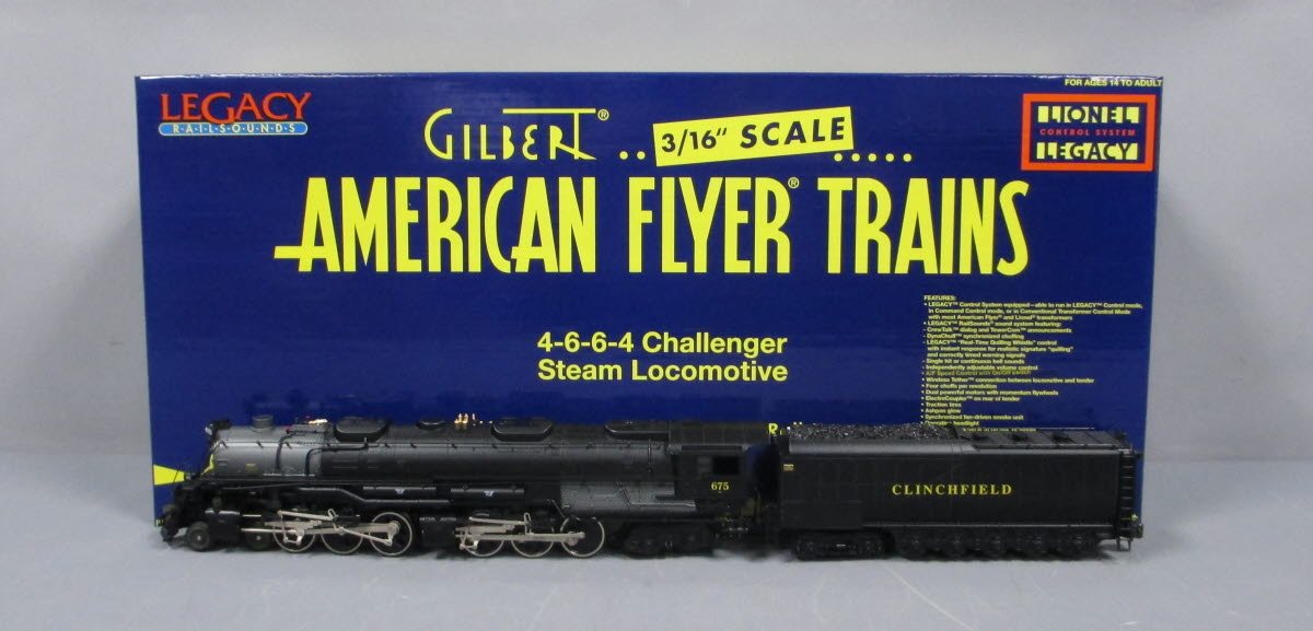 American Flyer 6-48089 S Scale Clinchfield 4-6-6-4 Challenger