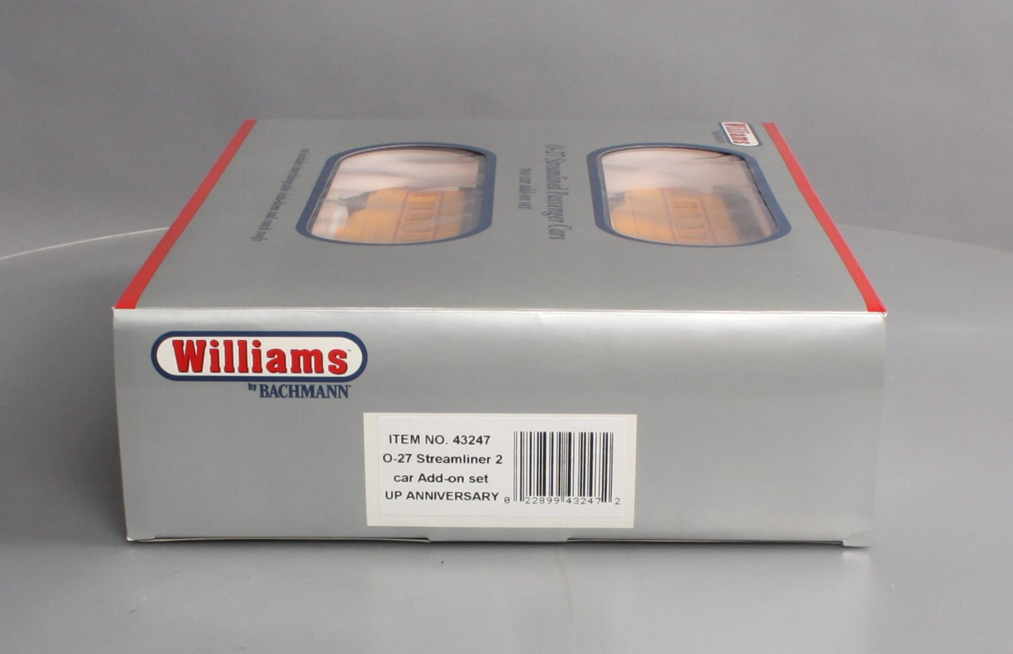 Williams 43247 O Gauge Union Pacific Streamliner 2 Car Passenger Add-On Set