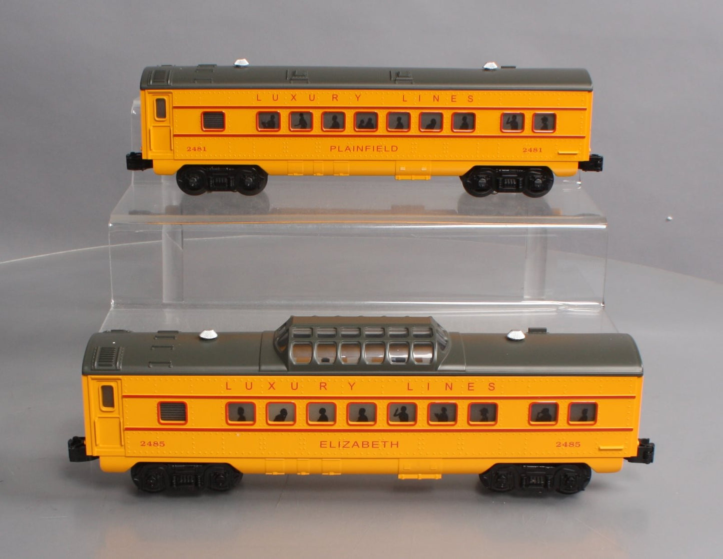 Williams 43247 O Gauge Union Pacific Streamliner 2 Car Passenger Add-On Set