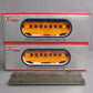 Williams 43247 O Gauge Union Pacific Streamliner 2 Car Passenger Add-On Set