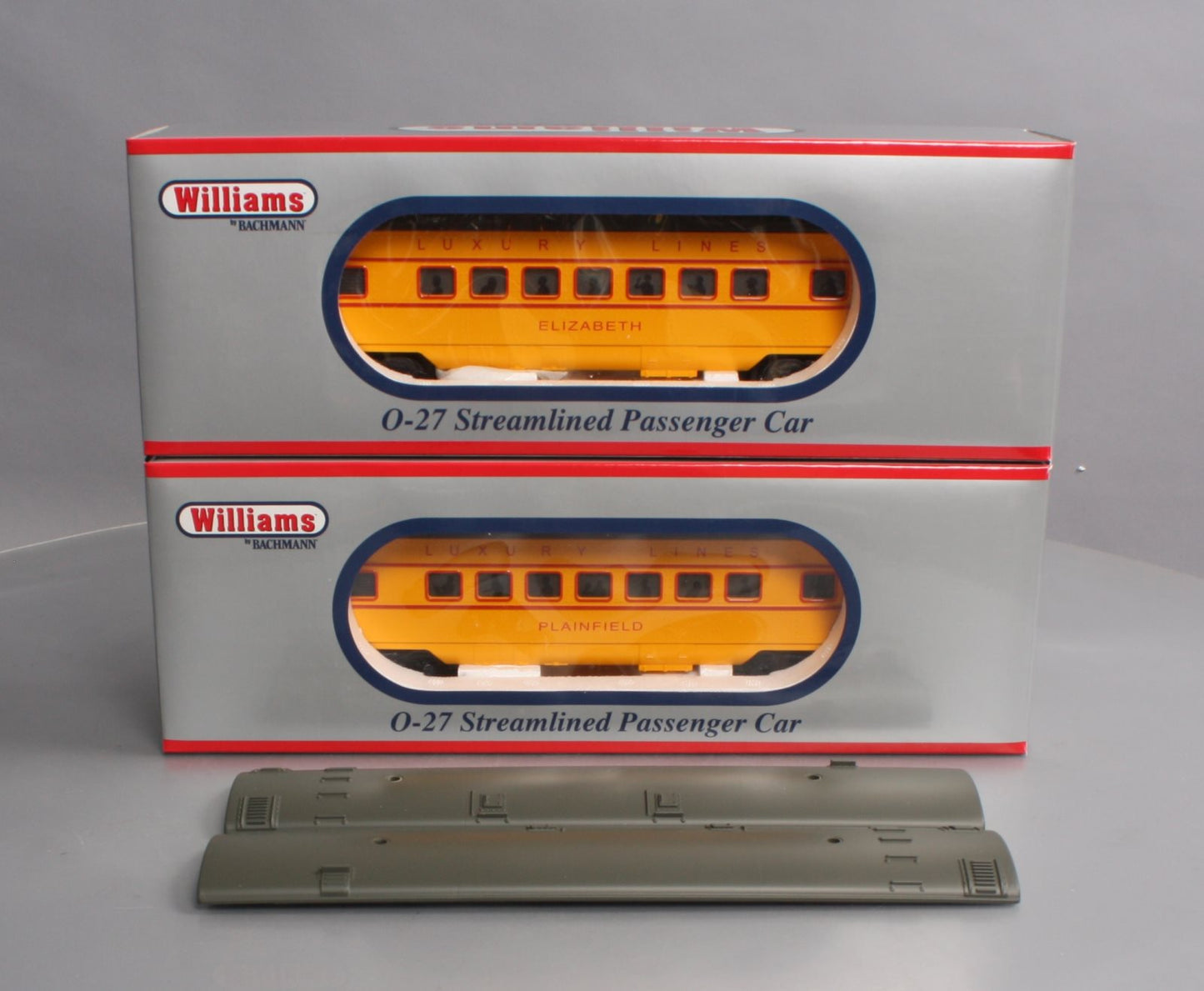 Williams 43247 O Gauge Union Pacific Streamliner 2 Car Passenger Add-On Set
