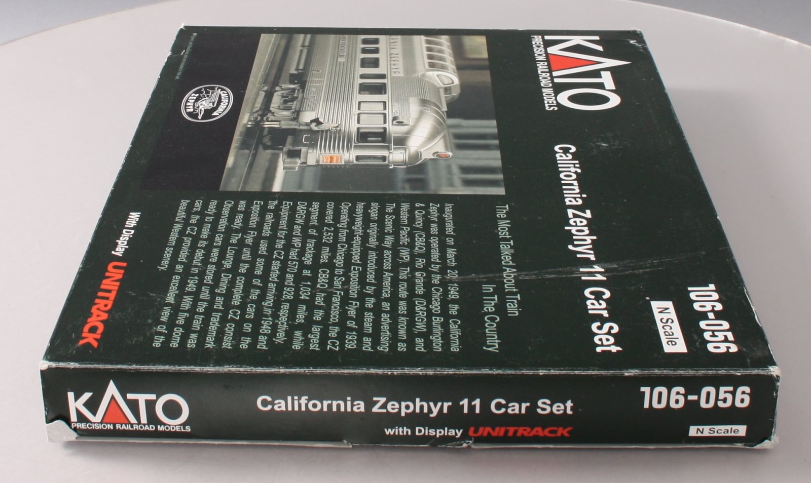 Kato 106-056 N Scale California Zephyr Diesel Train Set