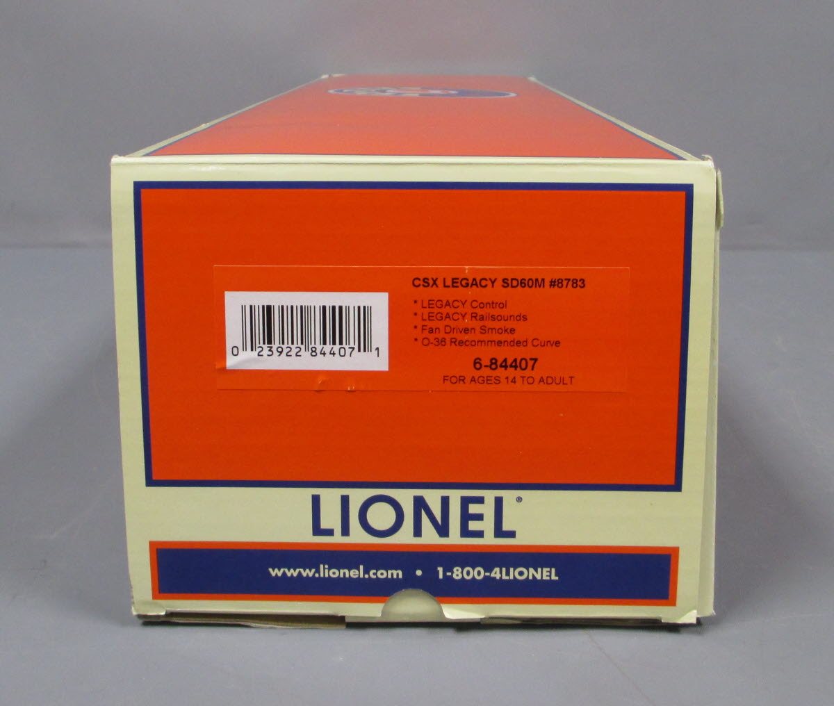 Lionel 6-84407 CSX SD60M Diesel Locomotive #8783