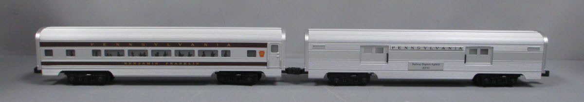 Williams 43049 O Gauge Pennsylvania 60 Ft. Streamline Passenger Car 2-Pack