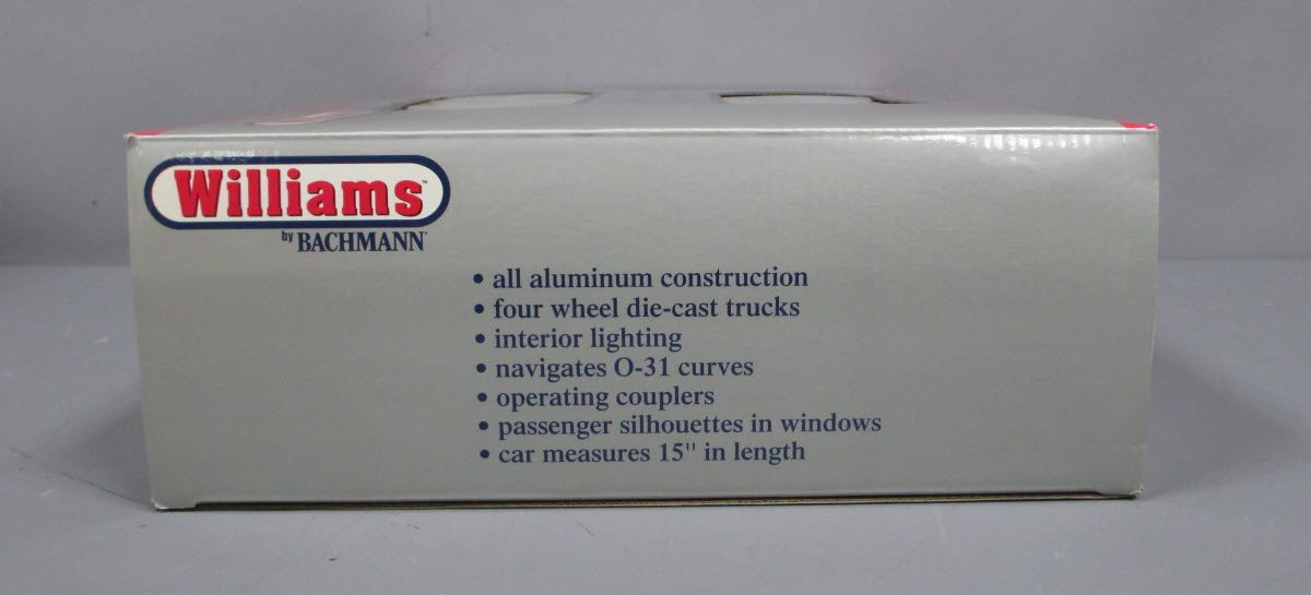 Williams 43049 O Gauge Pennsylvania 60 Ft. Streamline Passenger Car 2-Pack