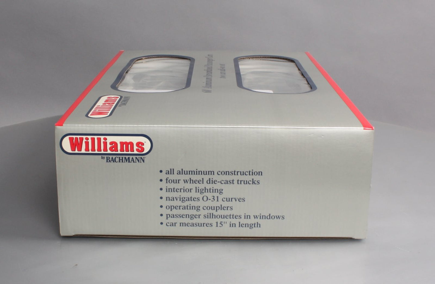 Williams 43001 O Baltimore & Ohio 60 Ft. Alunimun Streamliners Combine/Diner Set