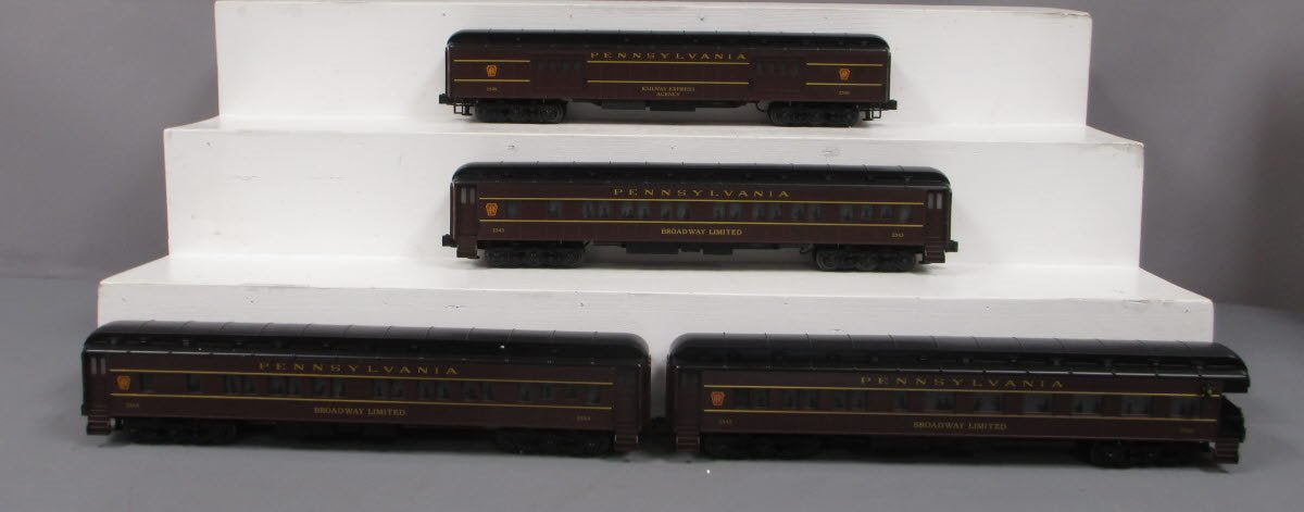 Williams 43353 O Gauge PRR 72 Ft. Heavyweight Passenger Car Set