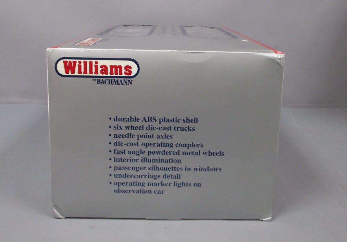 Williams 43353 O Gauge PRR 72 Ft. Heavyweight Passenger Car Set