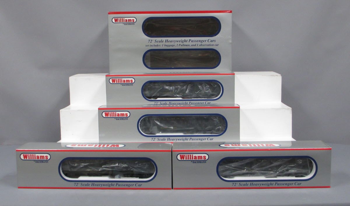 Williams 43360 O 72 Ft. Heavyweight Passenger Car (Pack of 4)