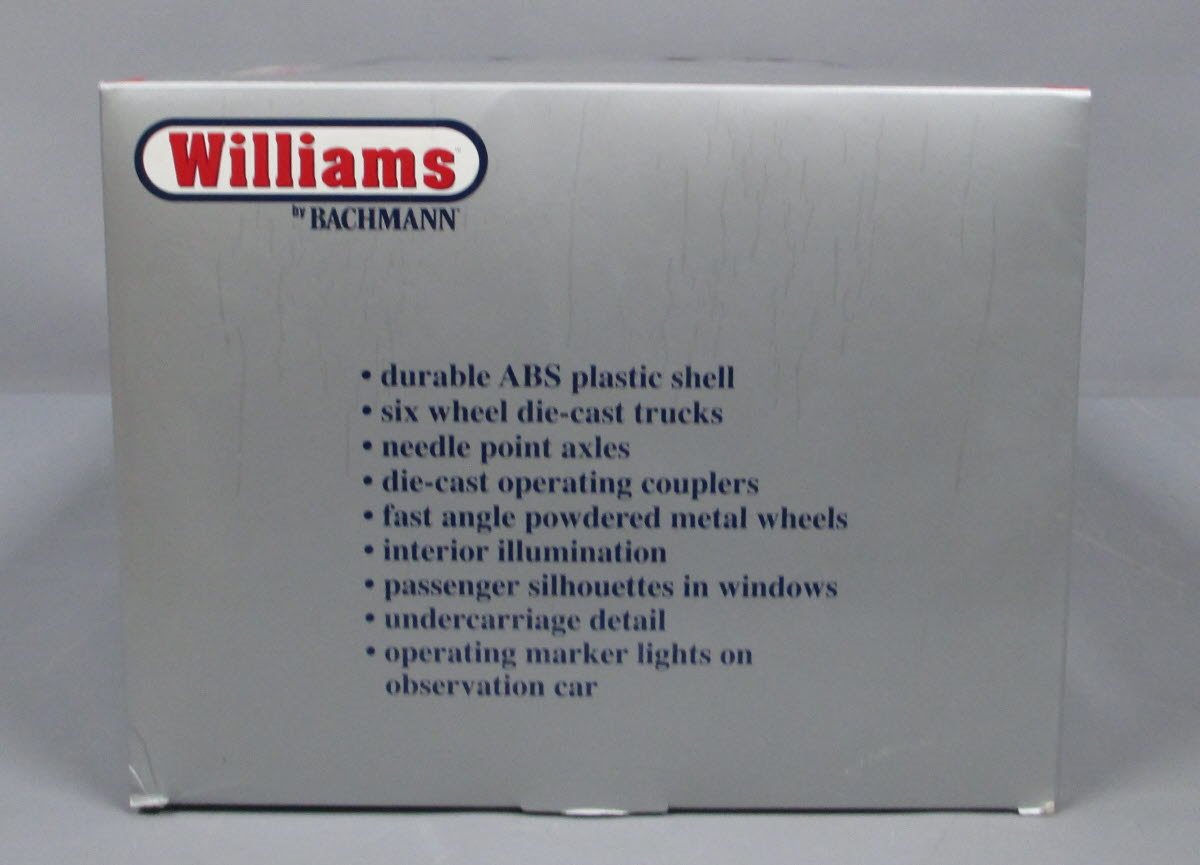 Williams 43360 O 72 Ft. Heavyweight Passenger Car (Pack of 4)