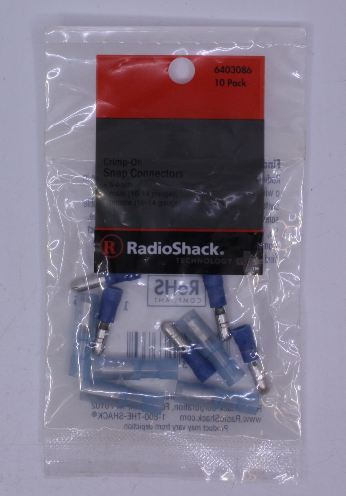 Radio Shack 6403086 Red LED Lamp Assembly (Pack of 10)