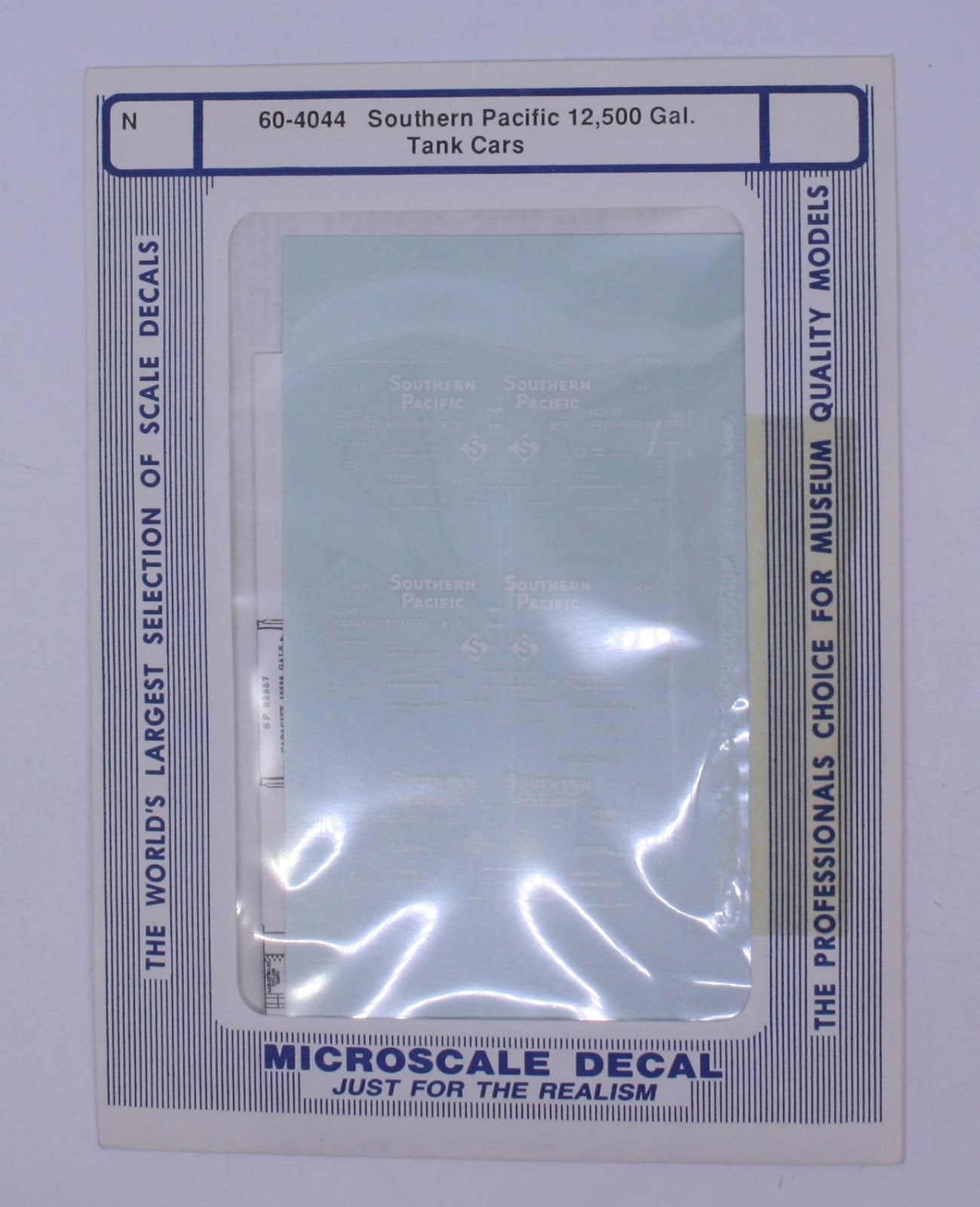 Microscale 60-4044 N Southern Pacific 12,500 Gallon Tank Cars Decal Sheet