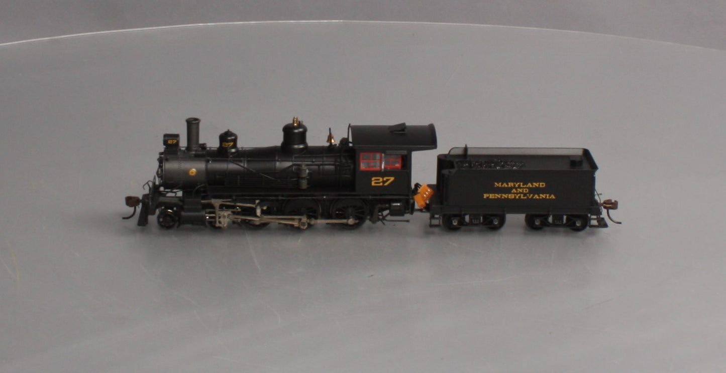 Bachmann 82302 HO Maryland & Pennsylvania 4-6-0 Steam Locomotive & Tender #27