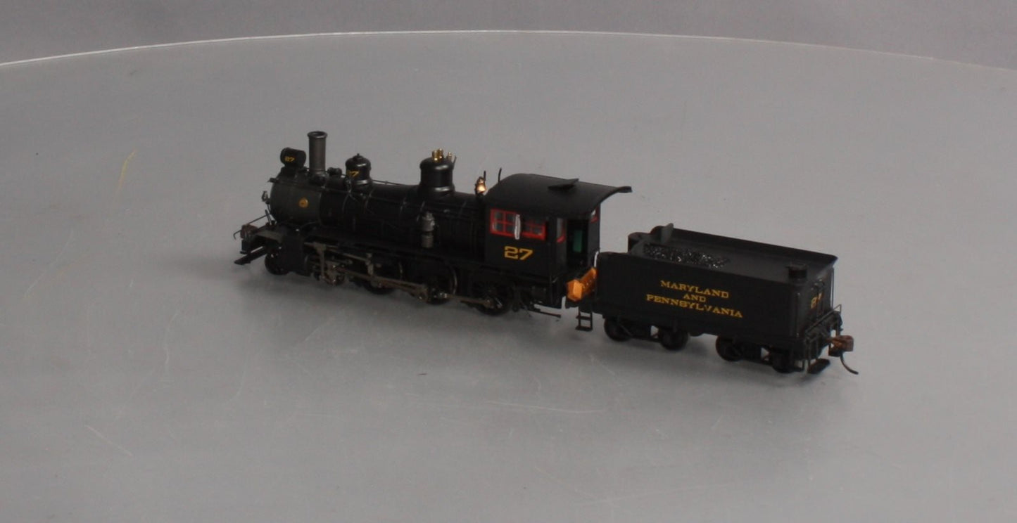 Bachmann 82302 HO Maryland & Pennsylvania 4-6-0 Steam Locomotive & Tender #27