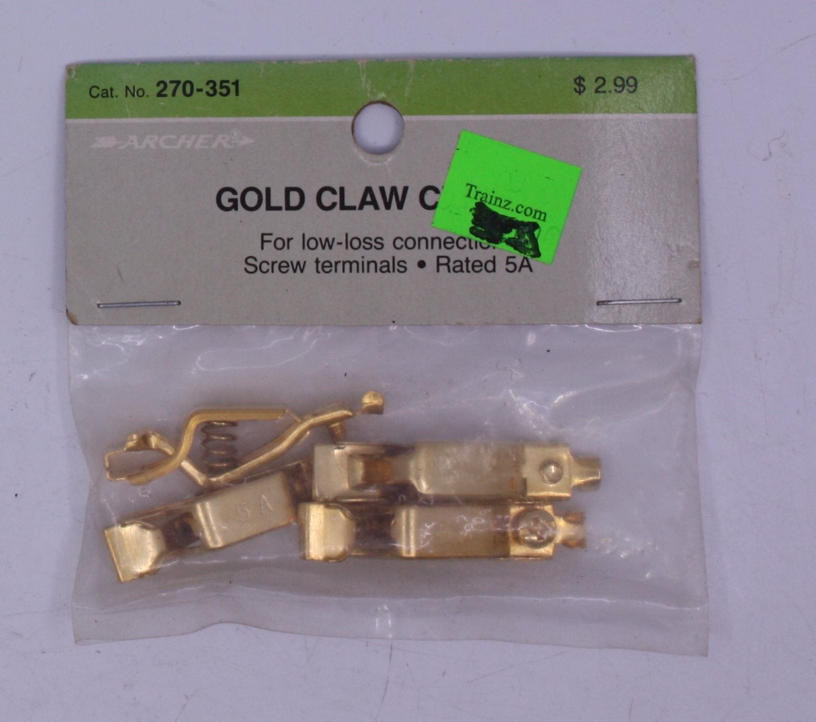Radio Shack 270-351 Gold Claw