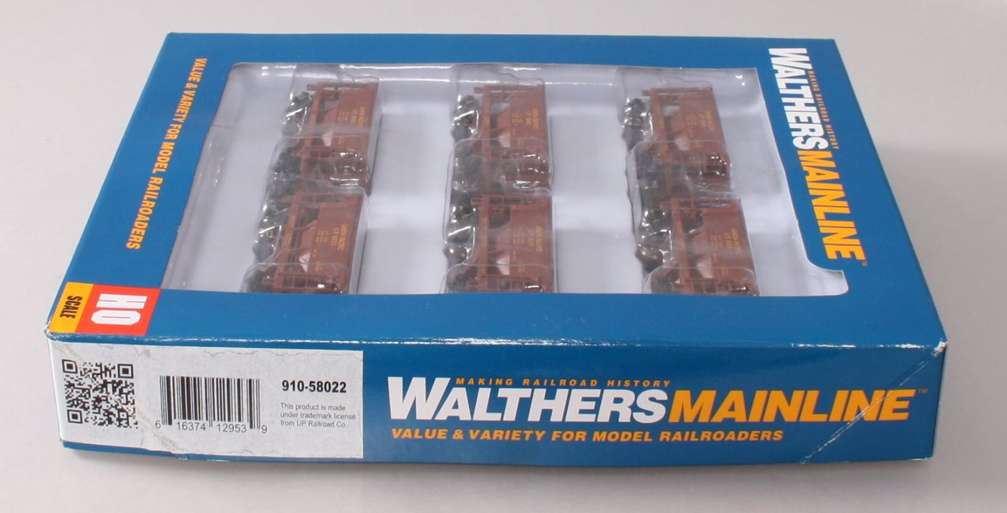 Walthers 910-58022 HO Union Pacific 24' Minnesota Ore Car #2 (Set of 6)