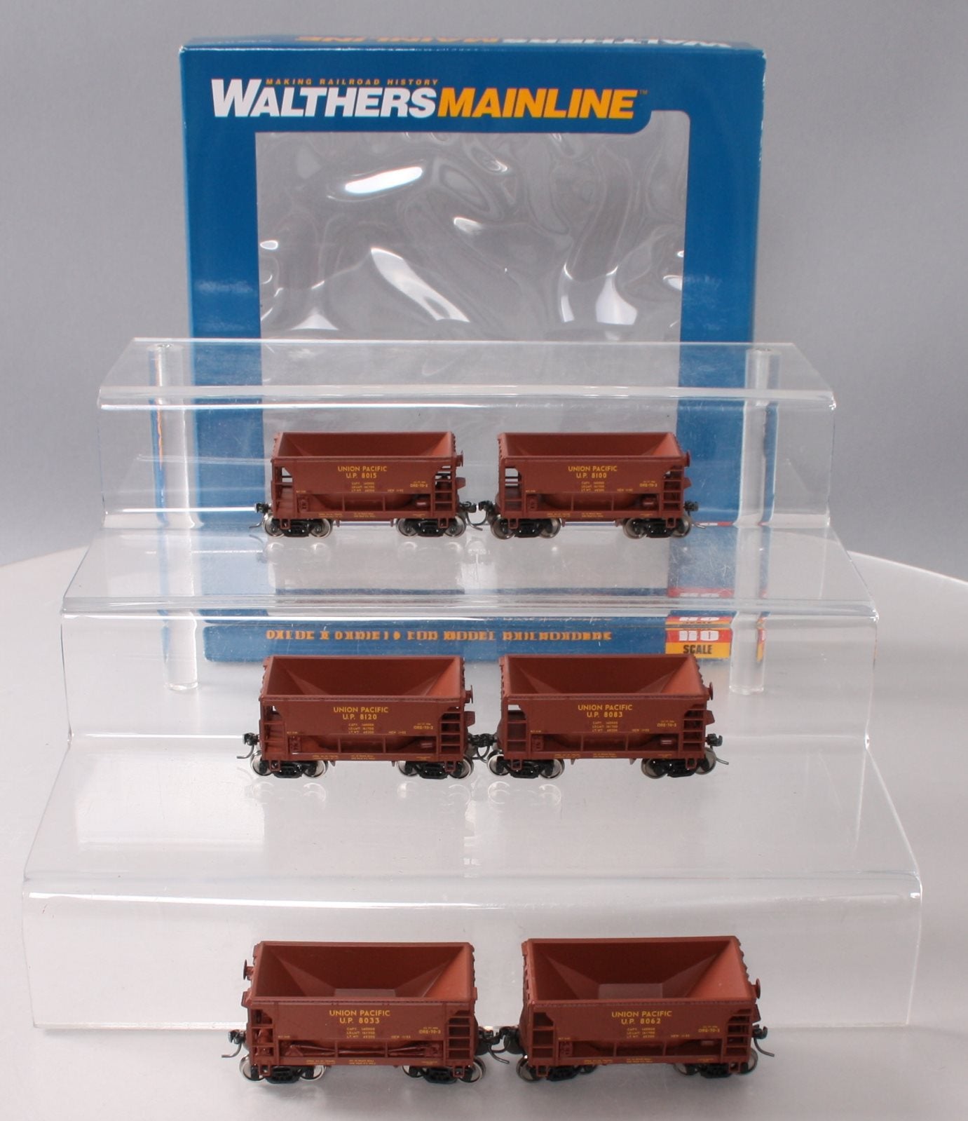 Walthers 910-58022 HO Union Pacific 24' Minnesota Ore Car #2 (Set of 6)