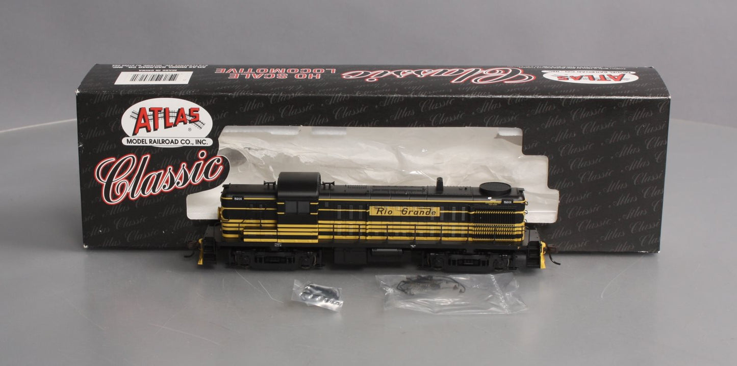 Atlas 7027 HO Scale Denver & Rio Grande Western RS-3 Diesel Locomotive #5201