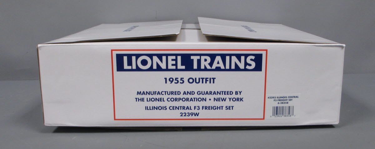 Lionel 6-38358 Illinois Central Diesel F3 O Gauge Diesel Freight Train Set