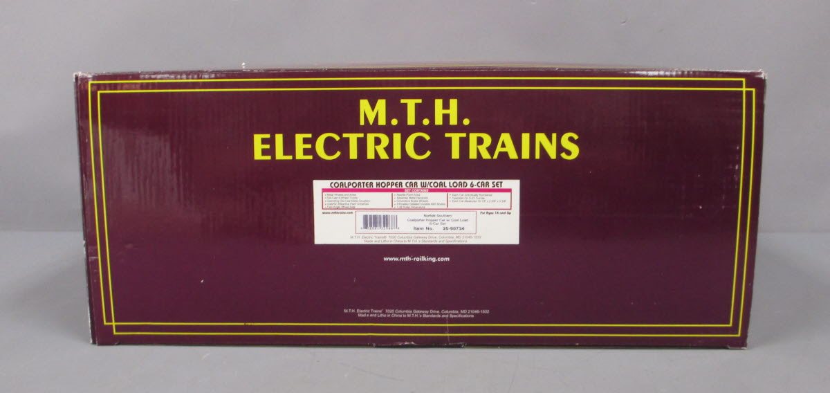 MTH 20-90734 O NS 6pk Coalporter Hoppers