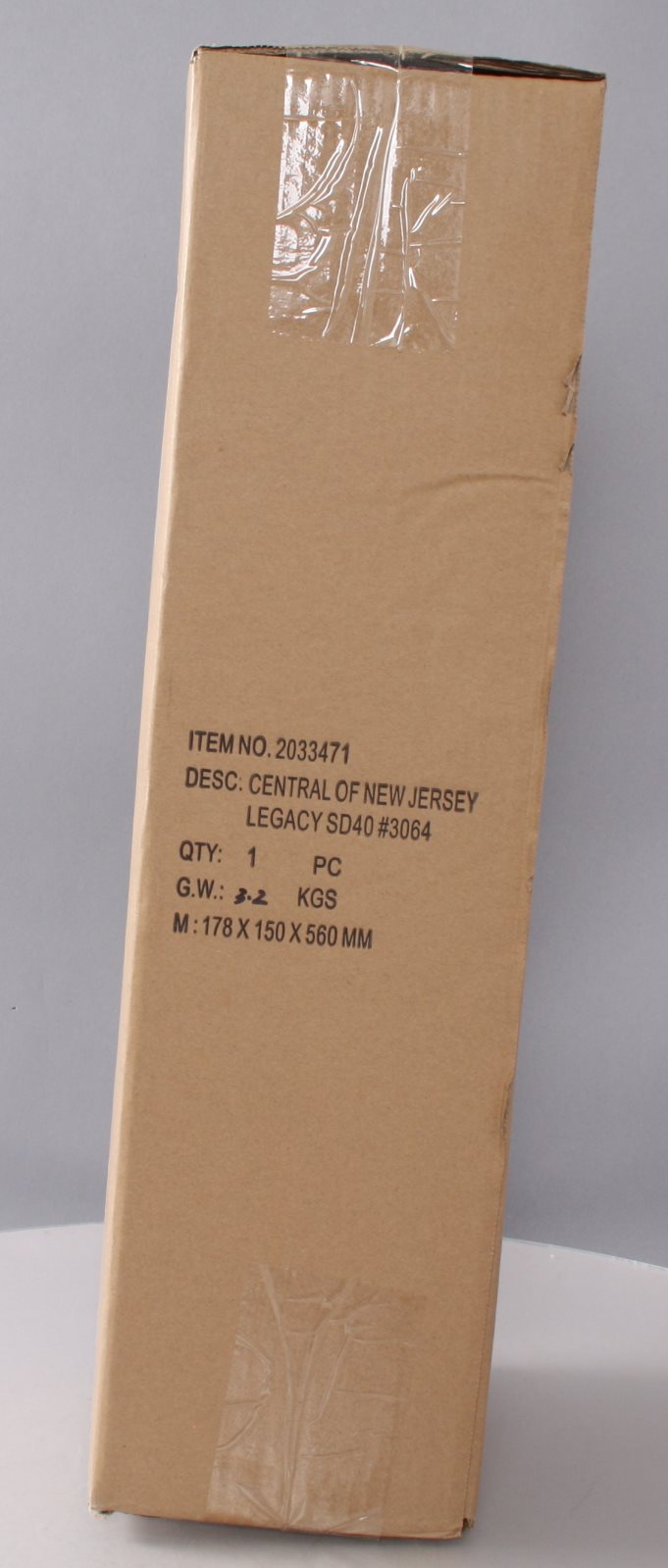 Lionel 2033471 O Central Of New Jersey Legacy SD40 Diesel Locomotive #3064