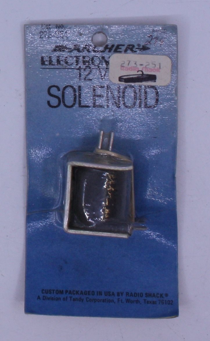 Radio Shack 273-251 12VDC Solenoid